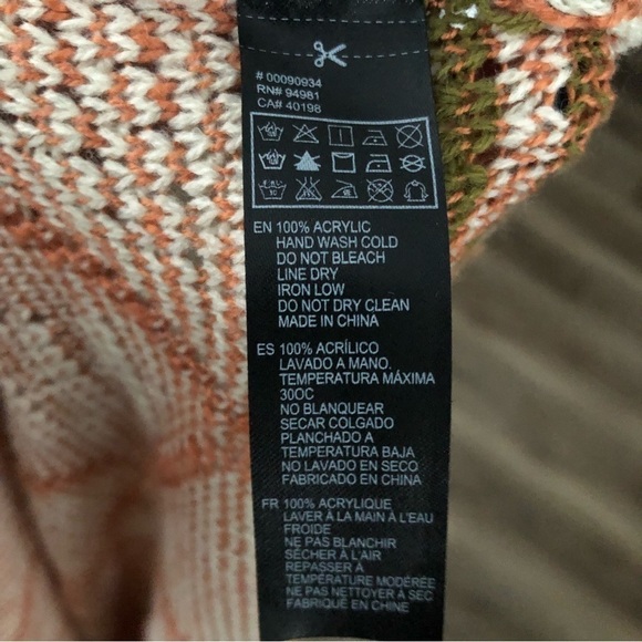 Forever 21 Multicolored Open Front Knot Cardigan Women Small - Picture 4 of 6